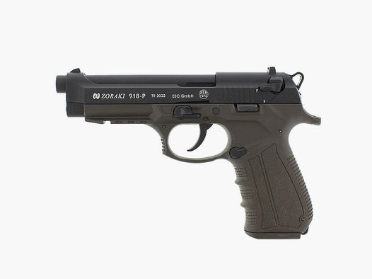 Zoraki 918-P ODG Schreckschusspistole Kaliber 9mm P.A.K. OD-Green