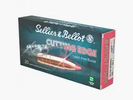 Sellier & Bellot 2017005 .308 Win. exergy EDGE 10,7g 165grs. Munition de carabine sans plomb