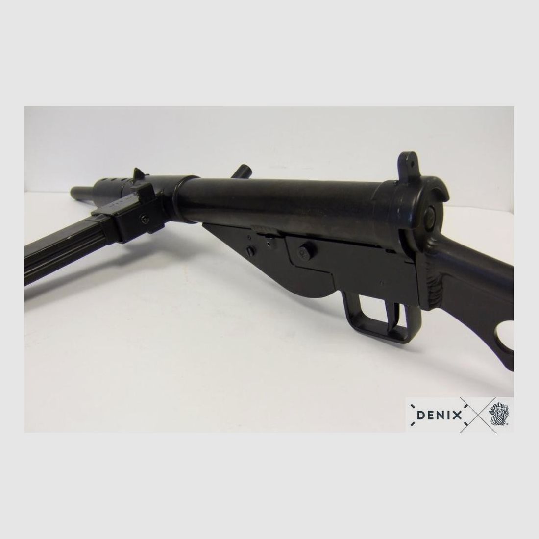 Dekorative Replik Denix Sten Englische MKII - Metall und Holz - Authentische Verarbeitung - Für Sammlung und Dekoration, Bild 11 von 12