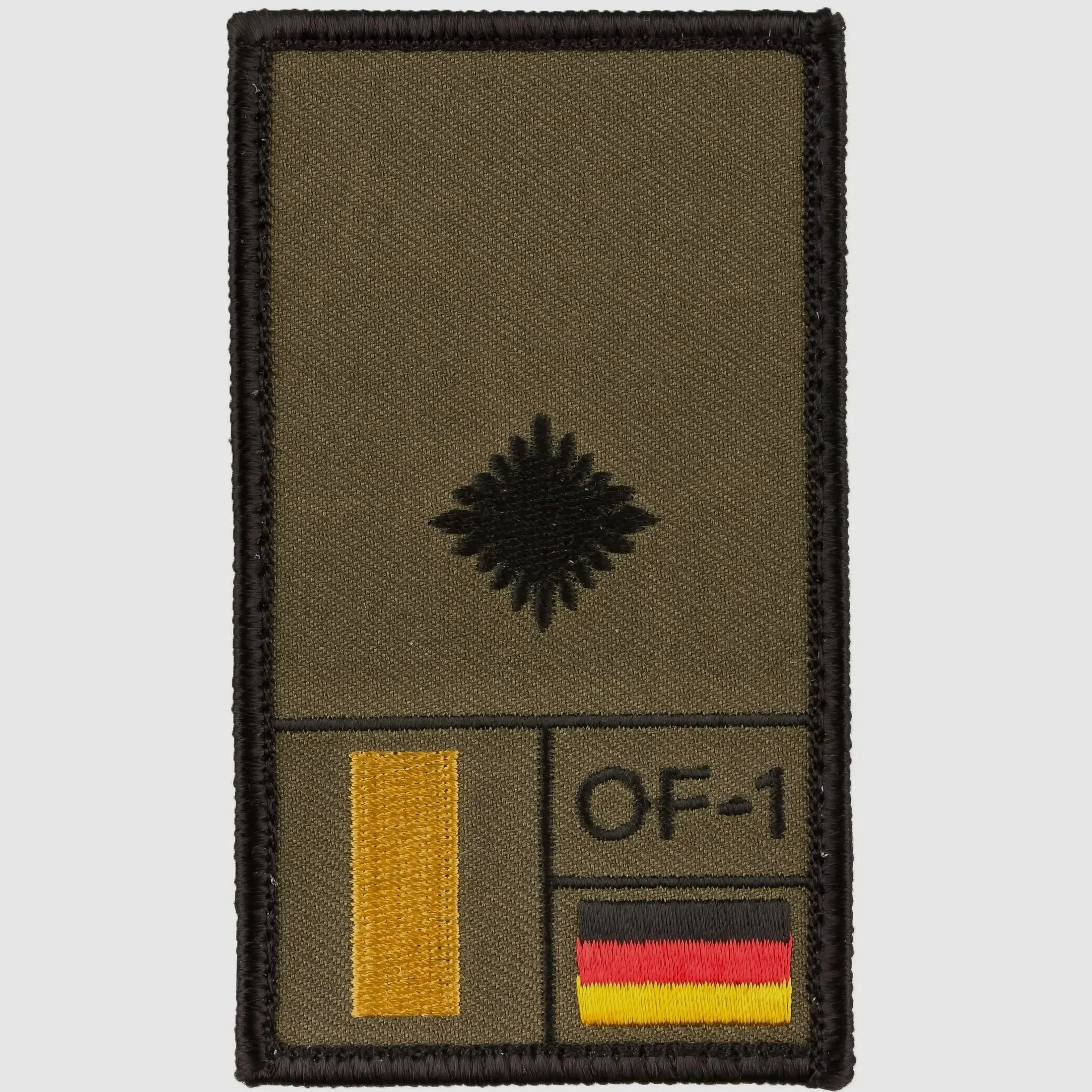 Café Viereck Patch de Rang Lieutenant
