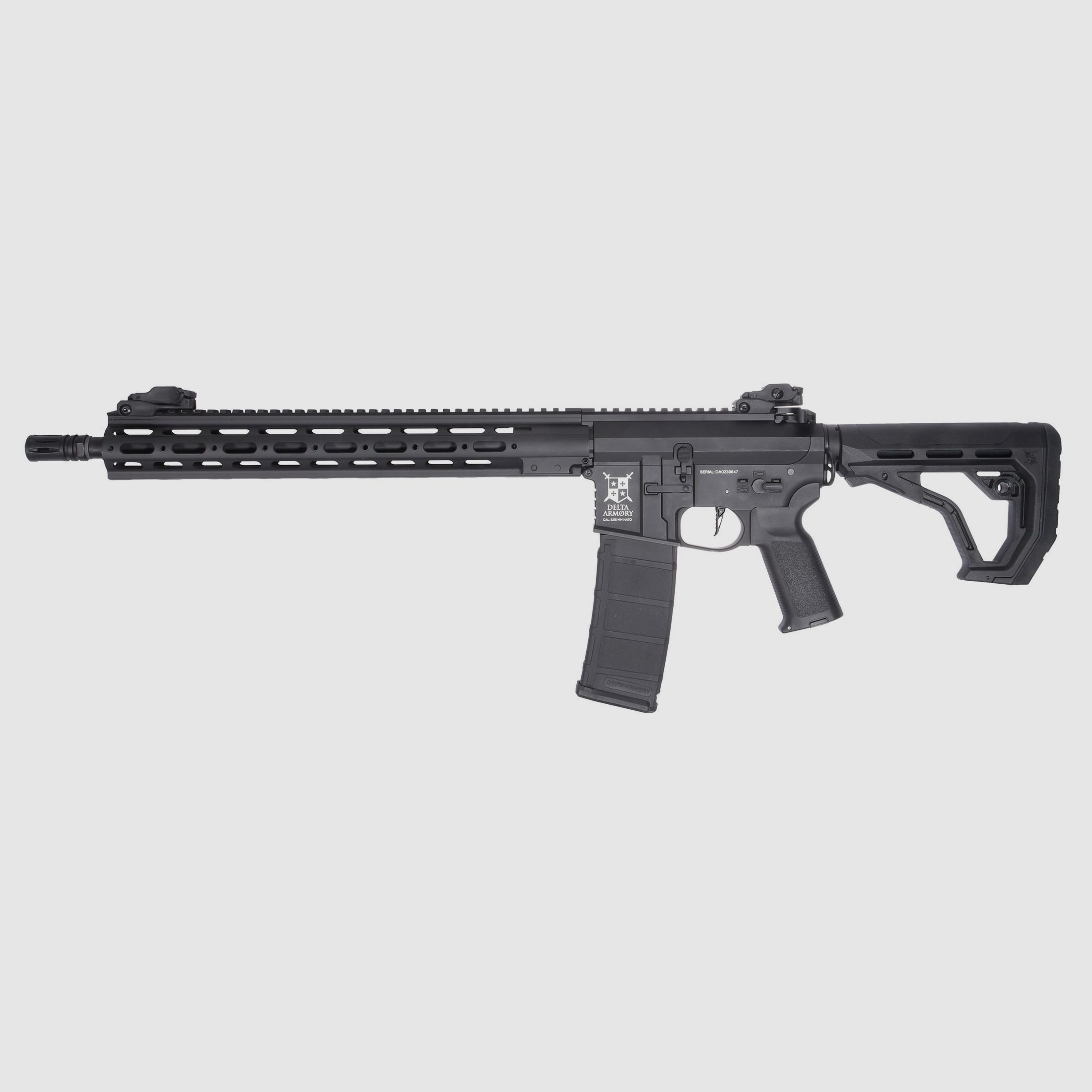 AR15 TEMPEST 2 ALPHA EAGLE ETU Schwarz S-AEG Softair Gewehr Frei ab 18 Jahren | Delta Armory