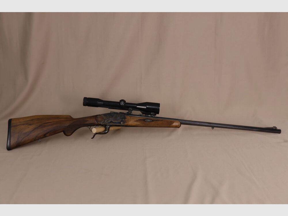 Greifelt & Co. Suhl break-action rifle with color hardening