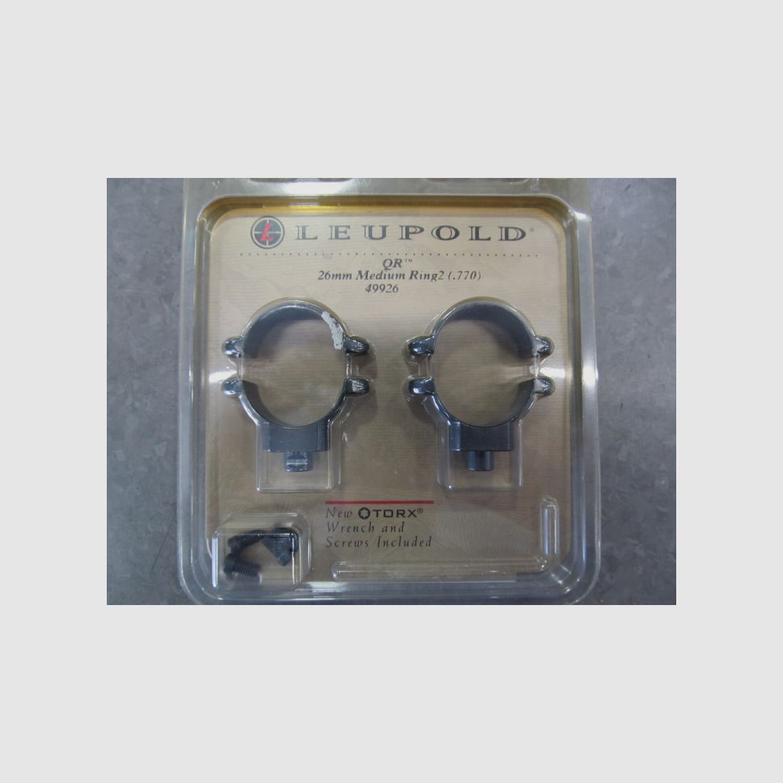LEUPOLD ANELLI QR 26MM MEDIUM