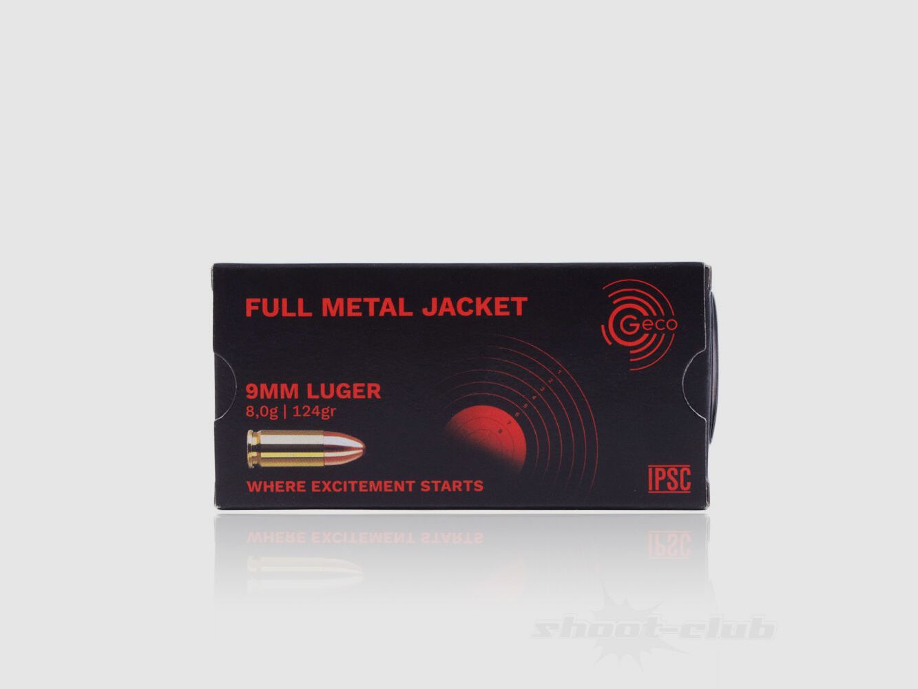 Geco FMJ 124grs 50St 9mmLuger, Bild 1 von 3