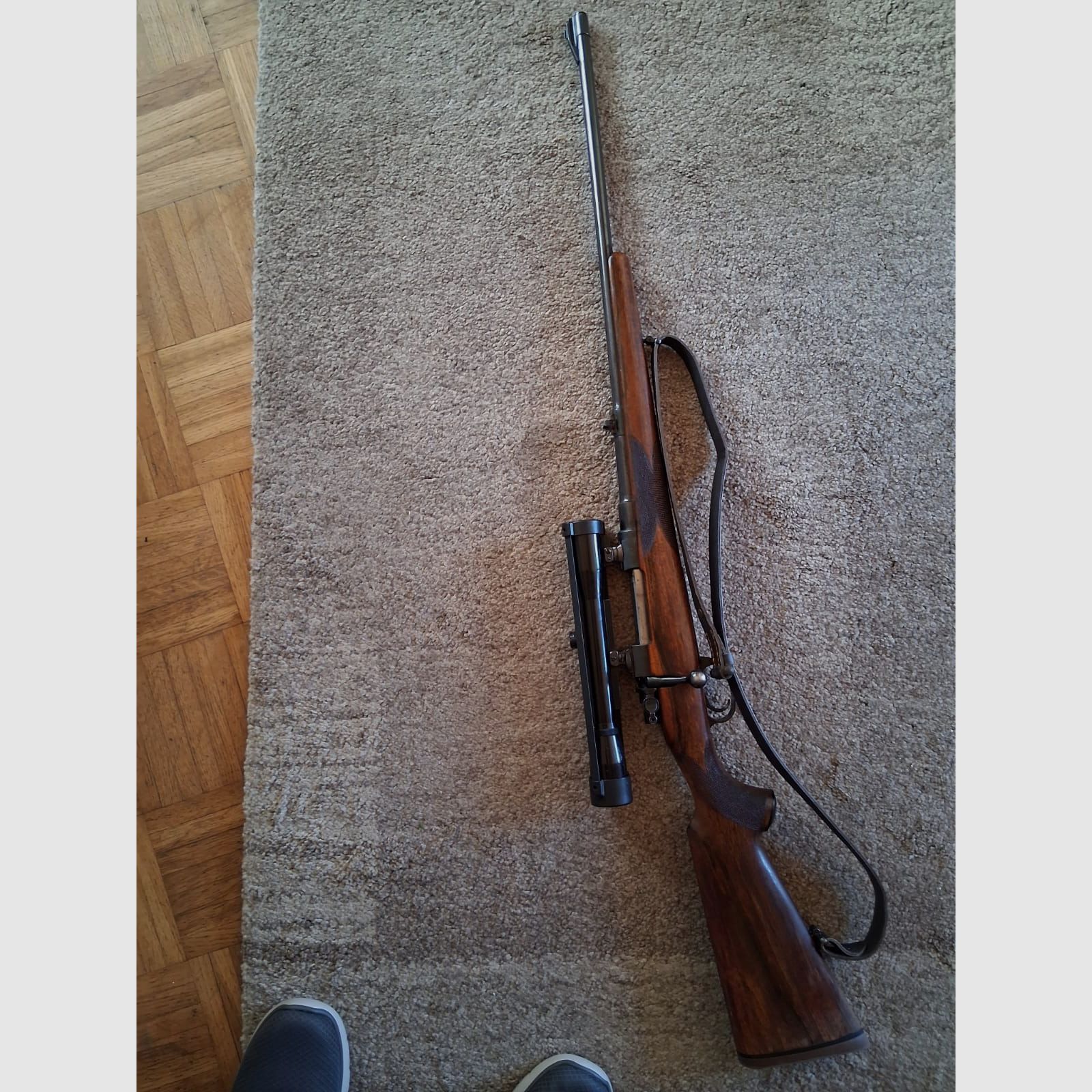 Langwaffe Brünner Repetierbüchse 7x57 mit Zielfernrohr Hubertus 6x40