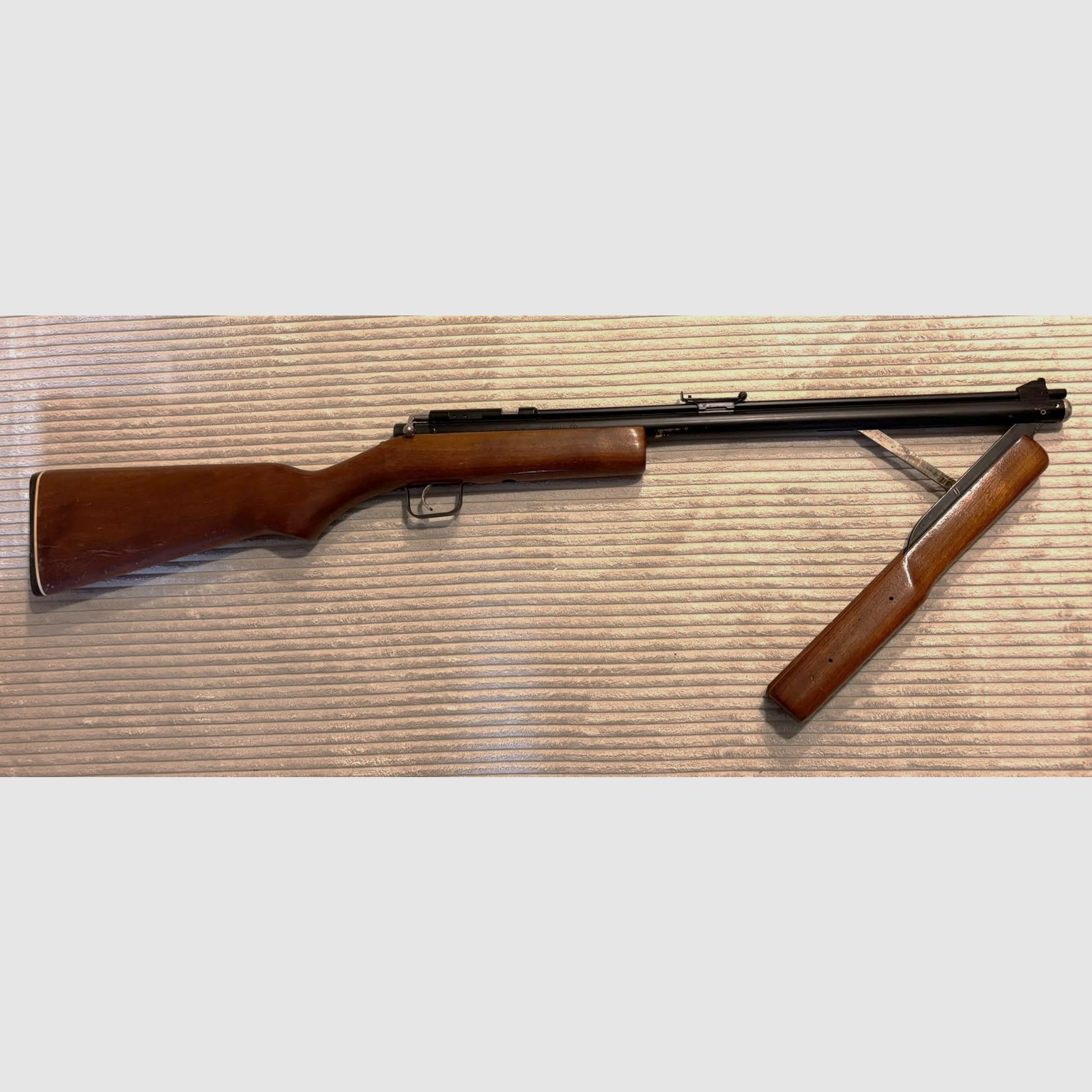 Rareté !! Benjamin Sheridan en cal .20 = 5 mm carabine à pompe des USA avec marquage F