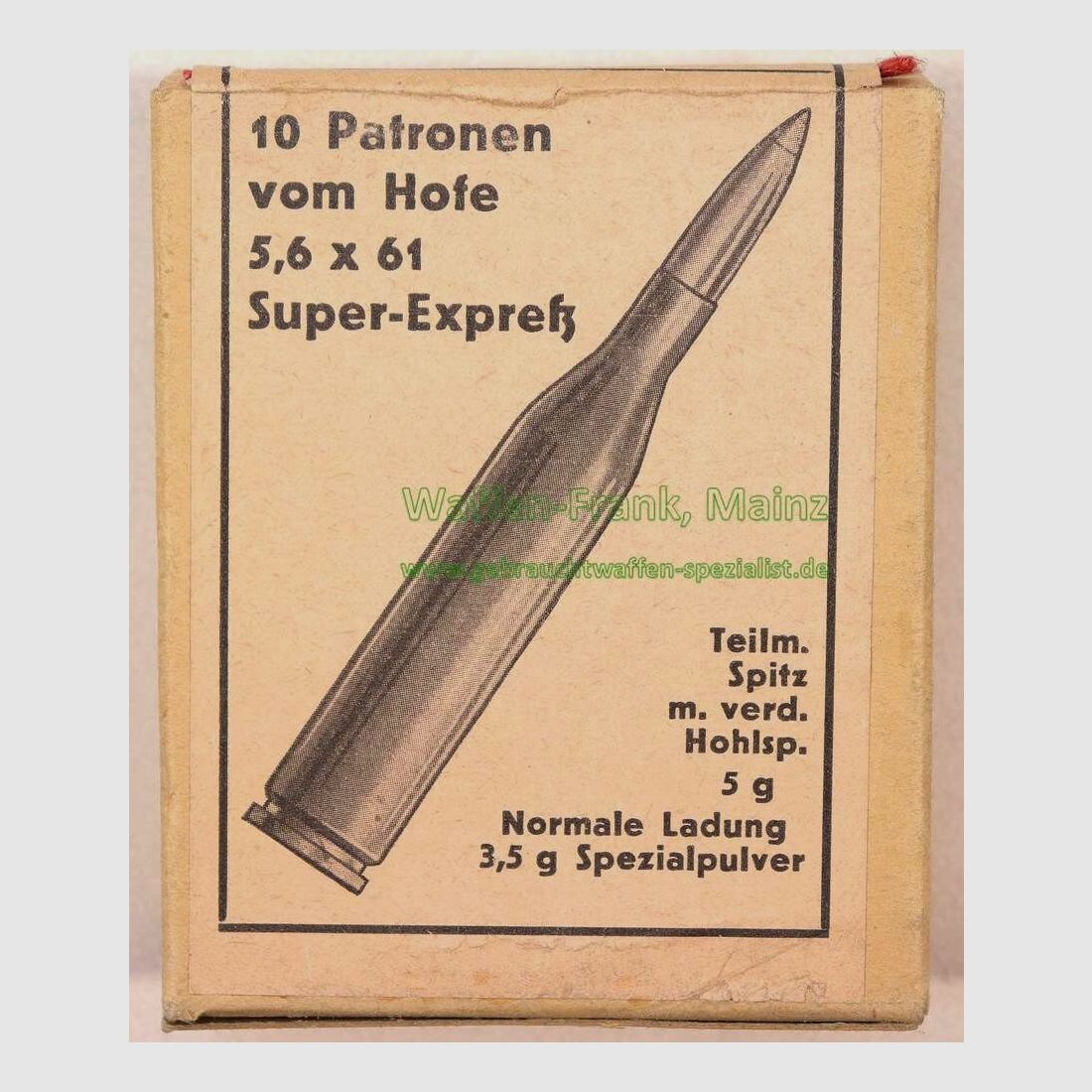 DWM, Karlsruhe Büchsenpatronen 5,6x61SE