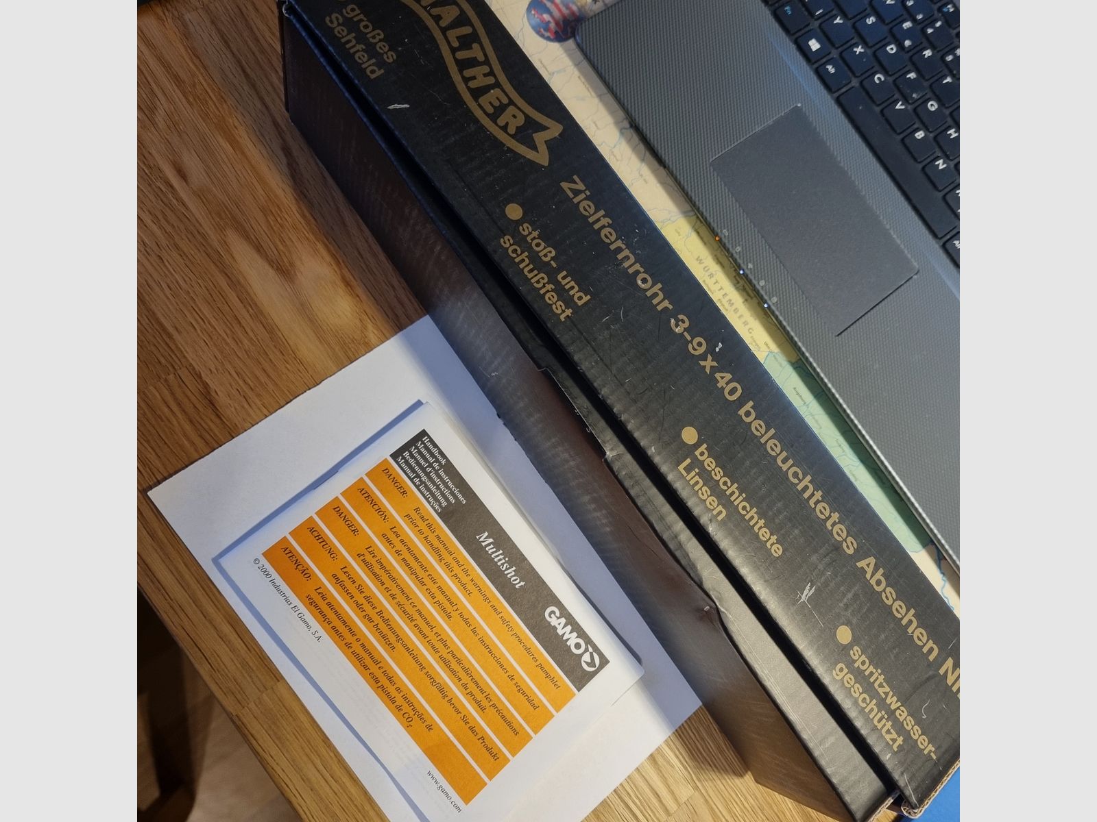 Gamo Multishot 10- coups, Knicker 4,5 mm, avec ZF Walther