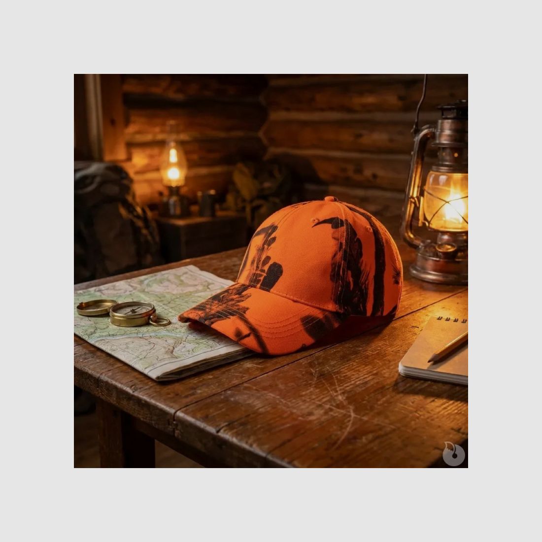 Cappello ghost camo blaze e nero in poliestere - Taglia unica, immagine 1 di 6