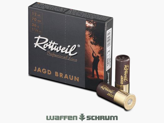 Rottweil Jagd braun Plastik 12/70 3,5mm - 36g