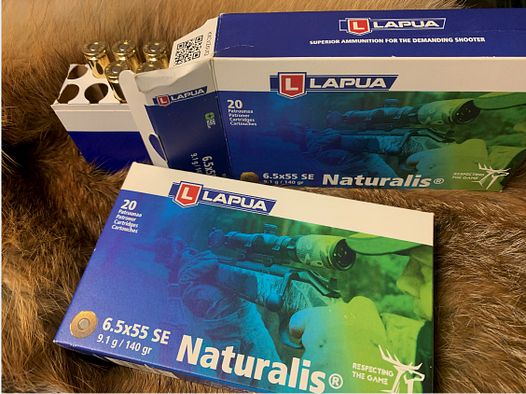 Lapua Naturalis 6,5x55 SE 150 grain - 30 strzałów