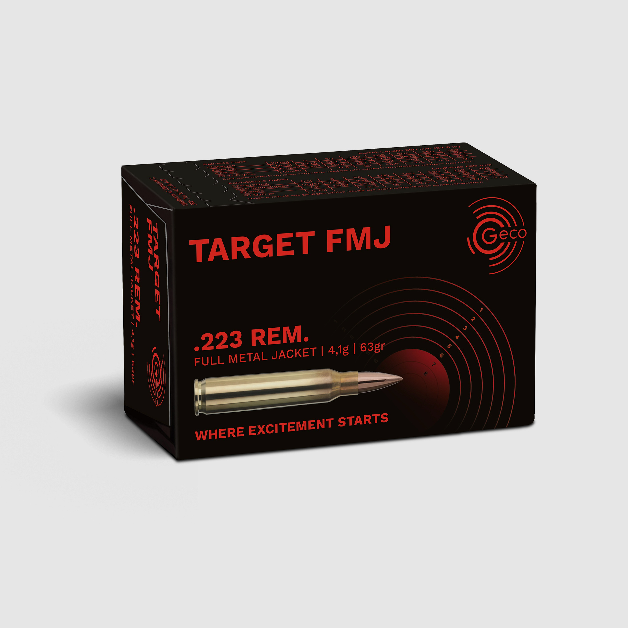 GECO .223Rem. VM TARGET 4,1g