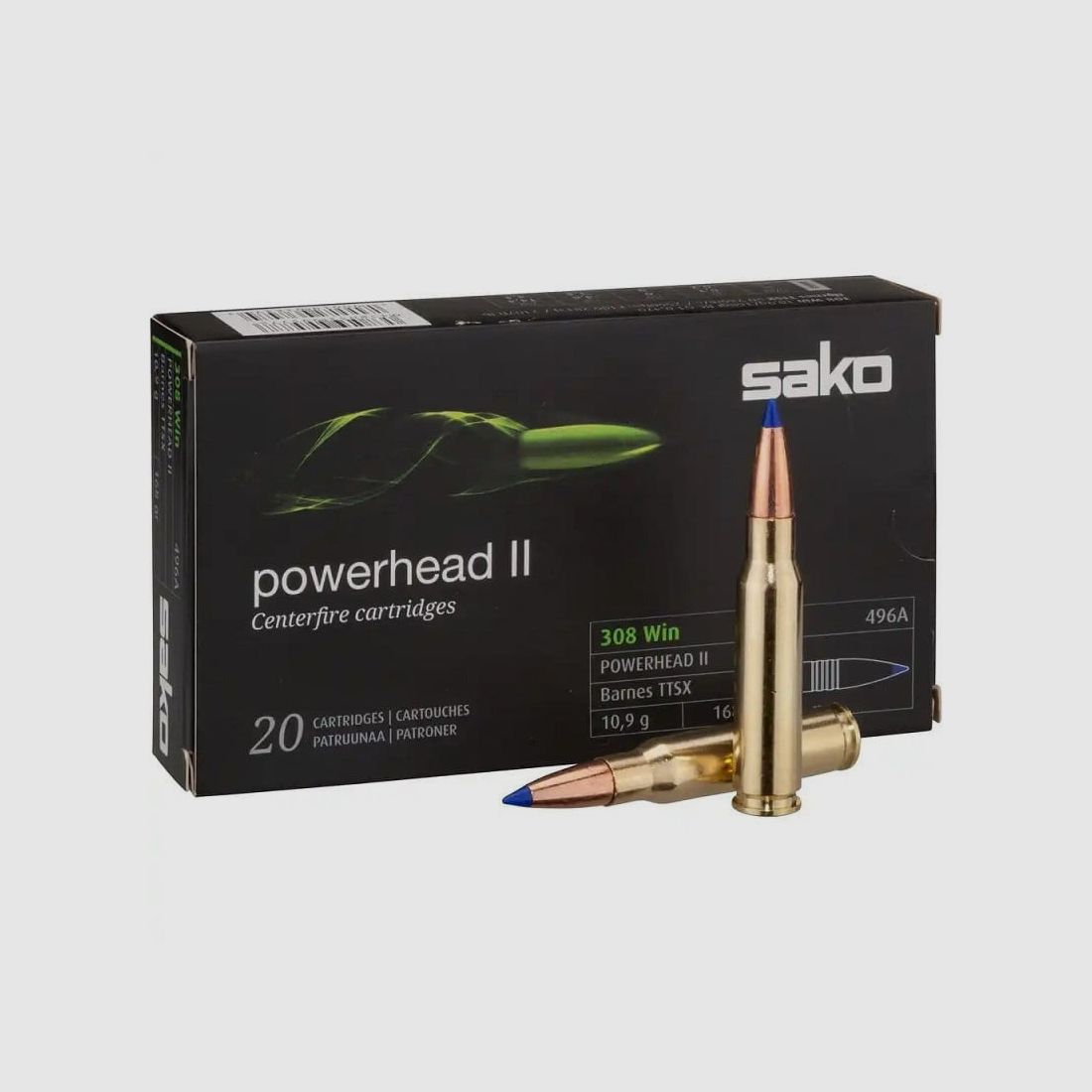 Sako .308 Win Powerhead II 168gr. - 20 St