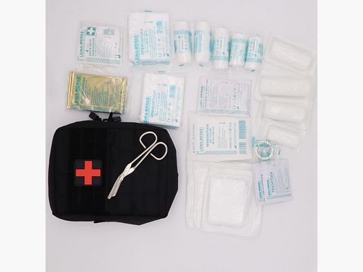 First Aid Set Leina Pro 43 pcs. Black