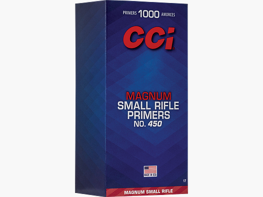 amorces CCI magnum 450 small rifle