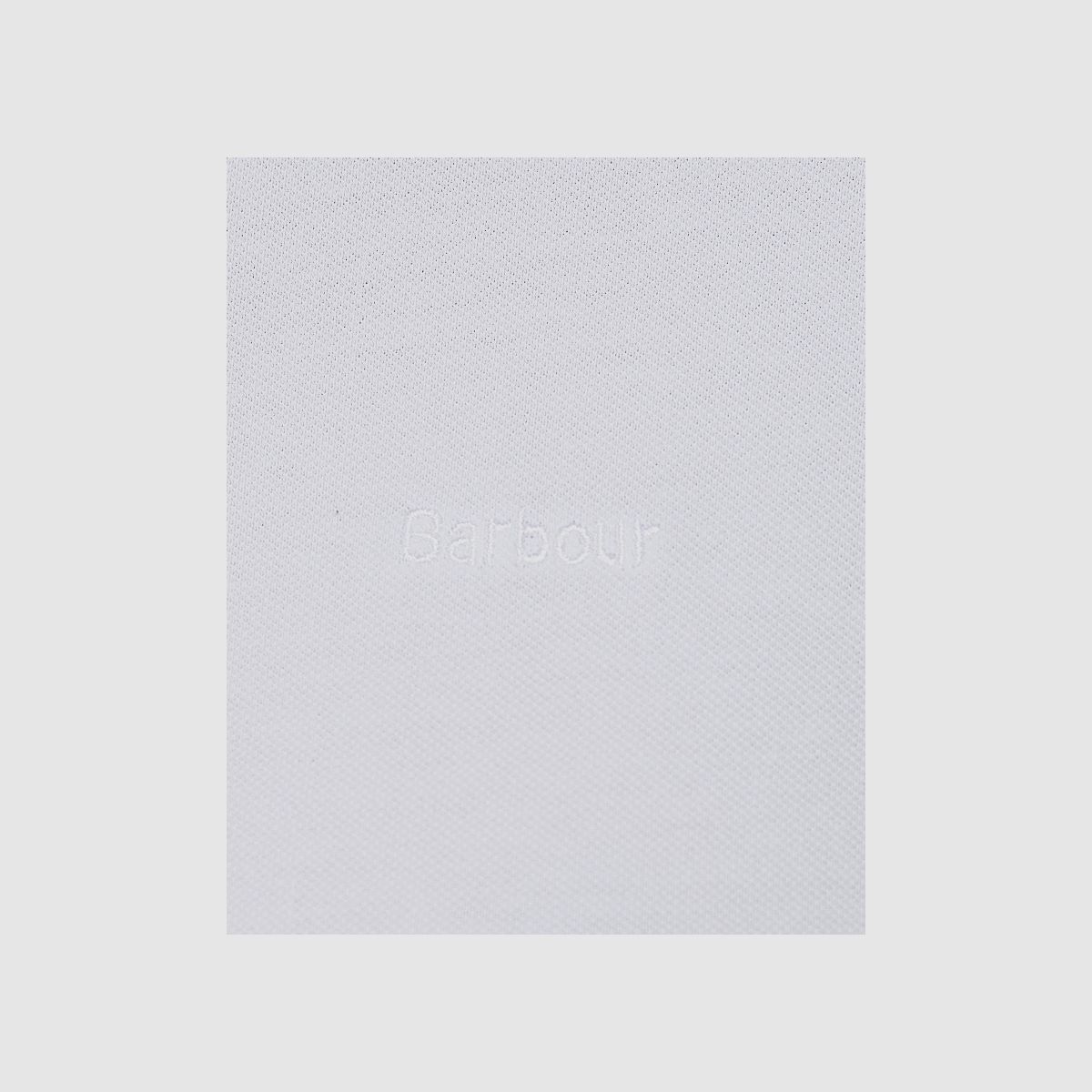 BARBOUR Portsdown Top Poloshirt White/ Silver Birch