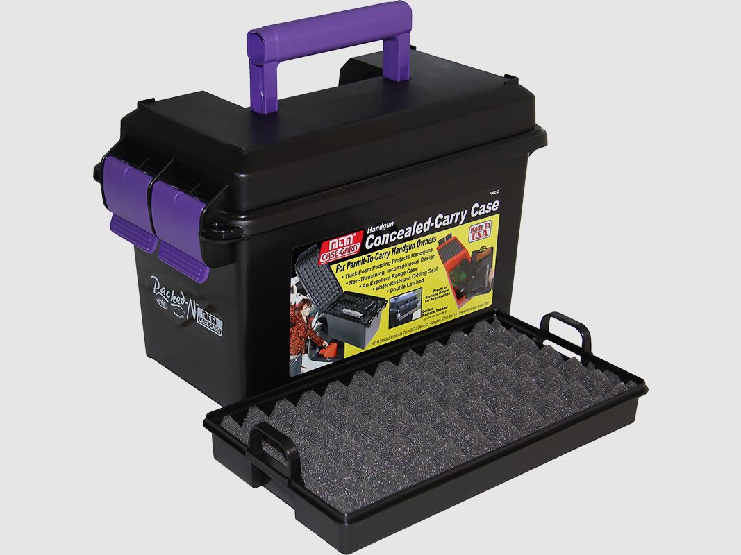 MTM Waffentransportbox HCC-25 lila