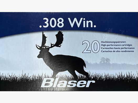Blaser CDP .308Win 165gr - 20 colpi