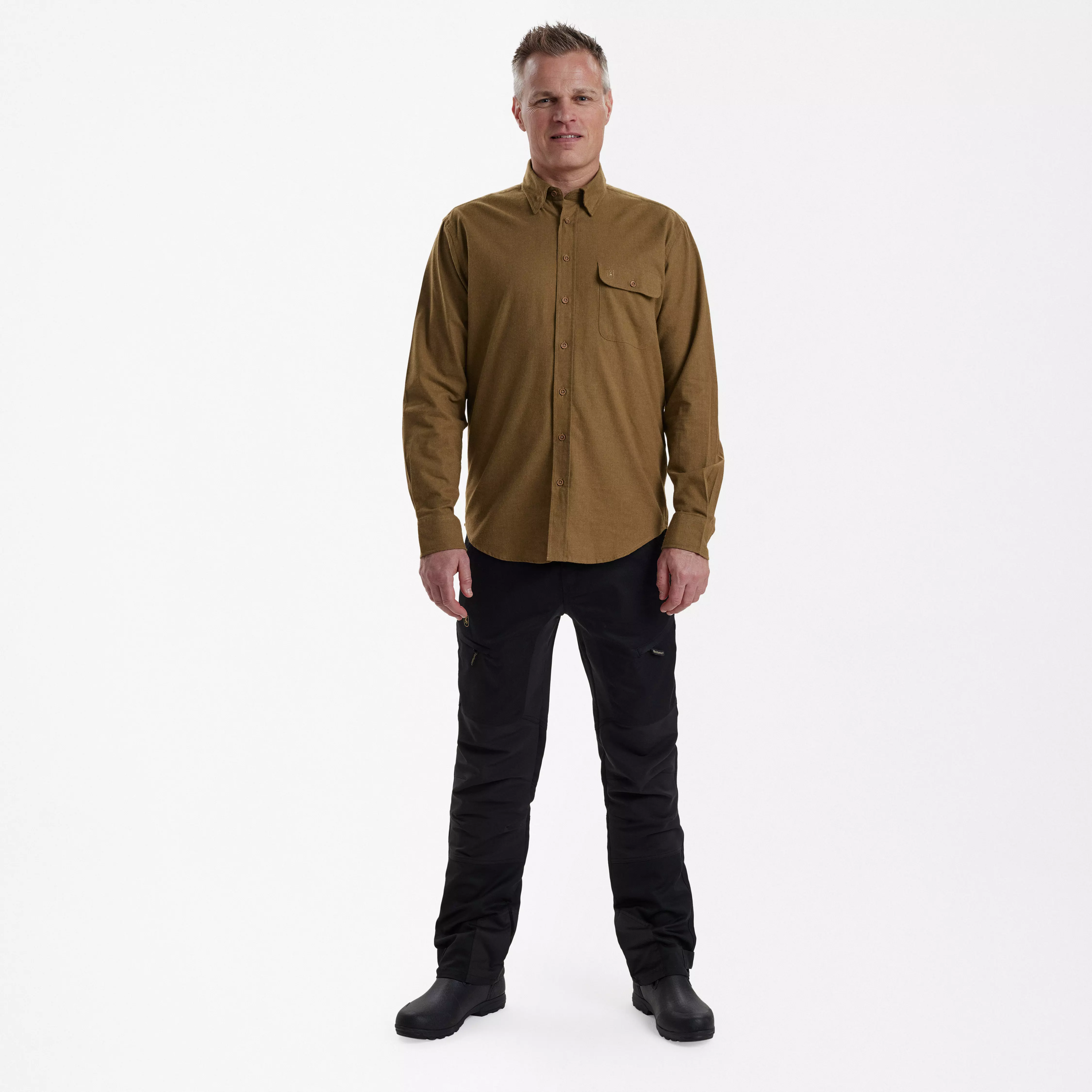 Chemise Liam - Ocher Brown, image 3 sur 5