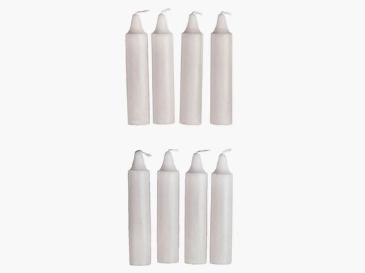 Zwitserse leger bunkerkaarsen 8-pack als nieuw