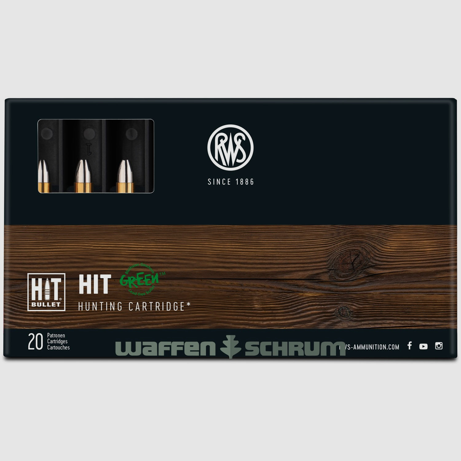 RWS HIT 2,6g - 40gr .22 Hornet