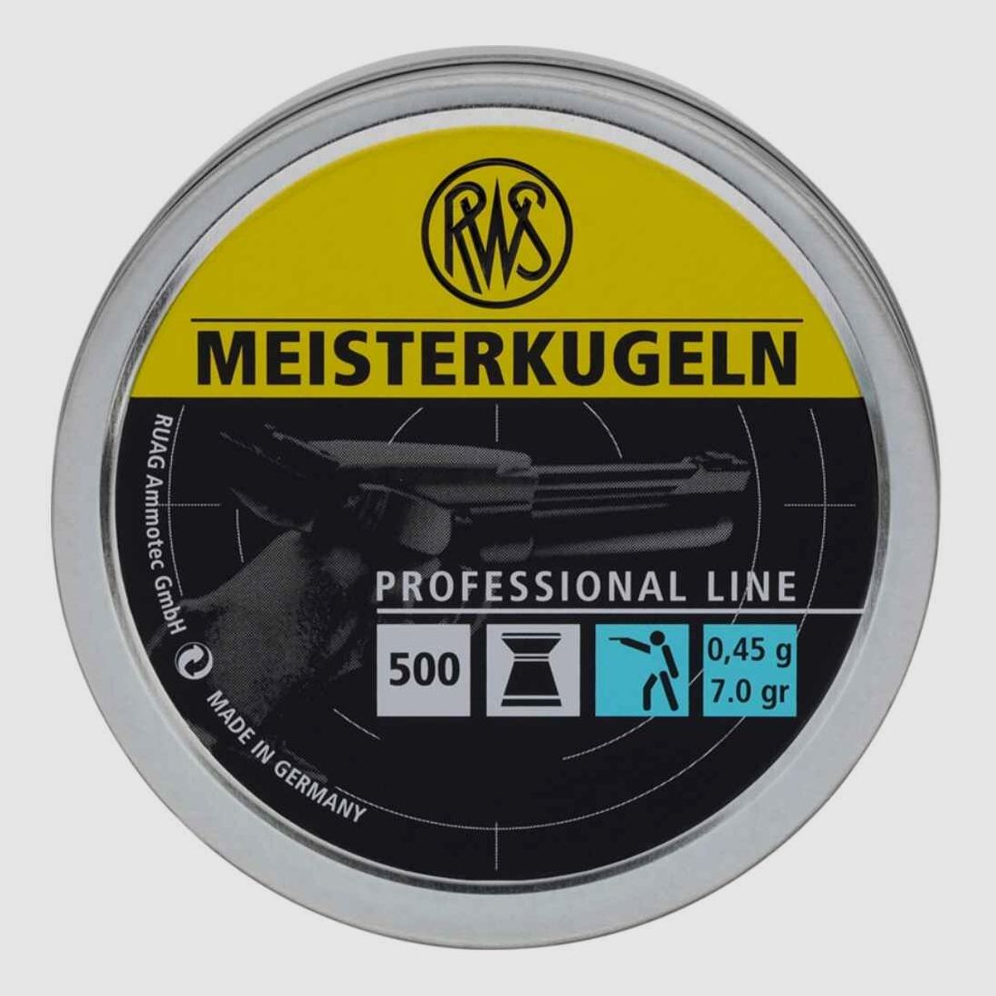 RWS 4,49mm Diabolo Meisterkugel 0,45g