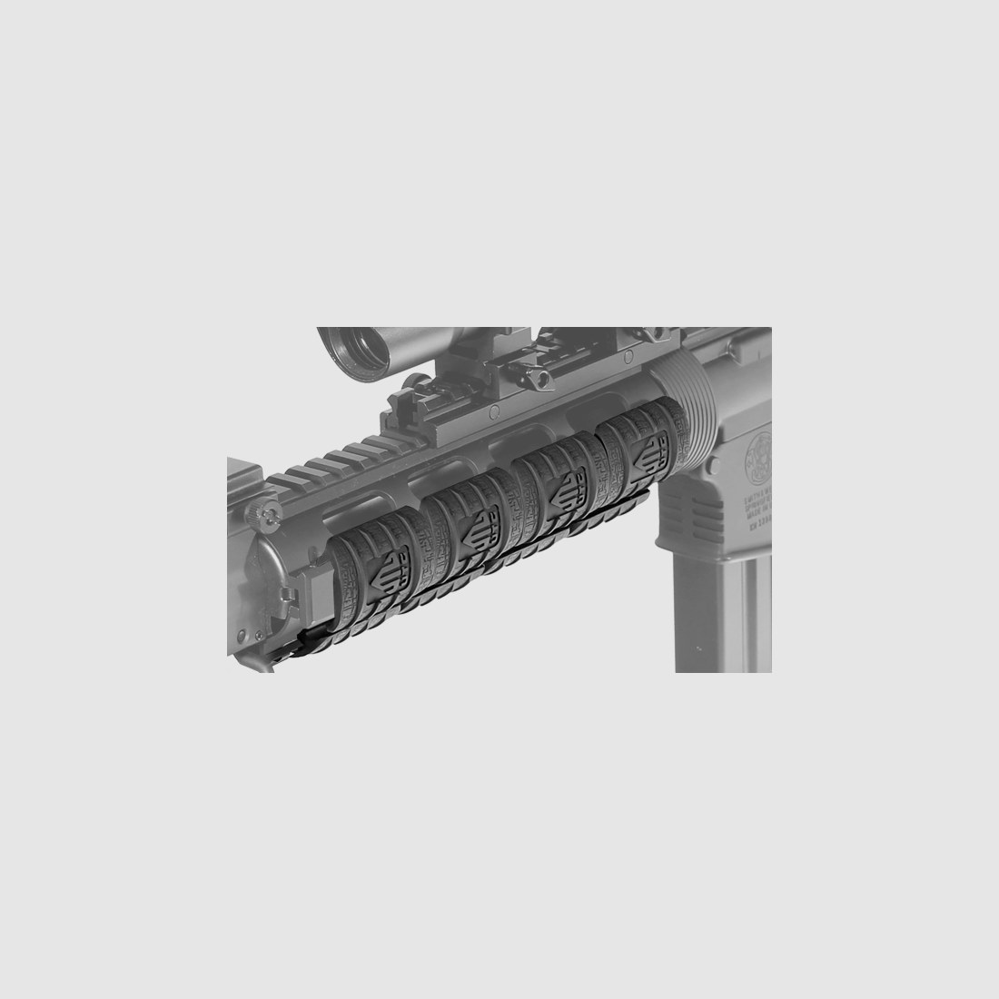 UTG® Low Profile Max Security Rail Guard 12pcs BLK, Bild 2 von 3
