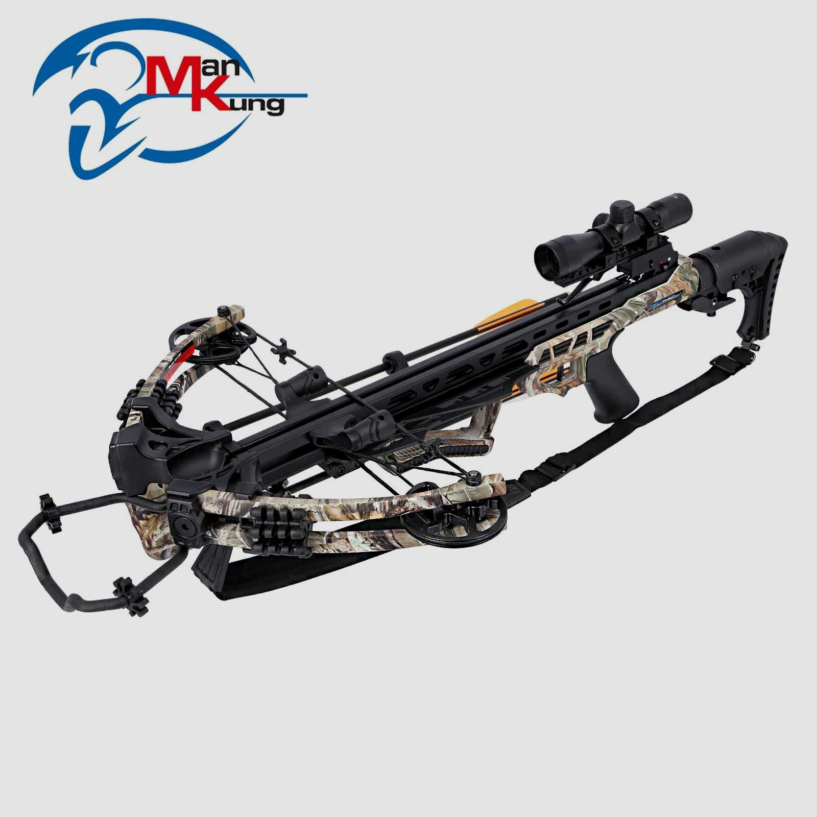 SET Compoundarmbrust Man Kung Kraken XB58 Forest Camo 200 lbs (P18)
