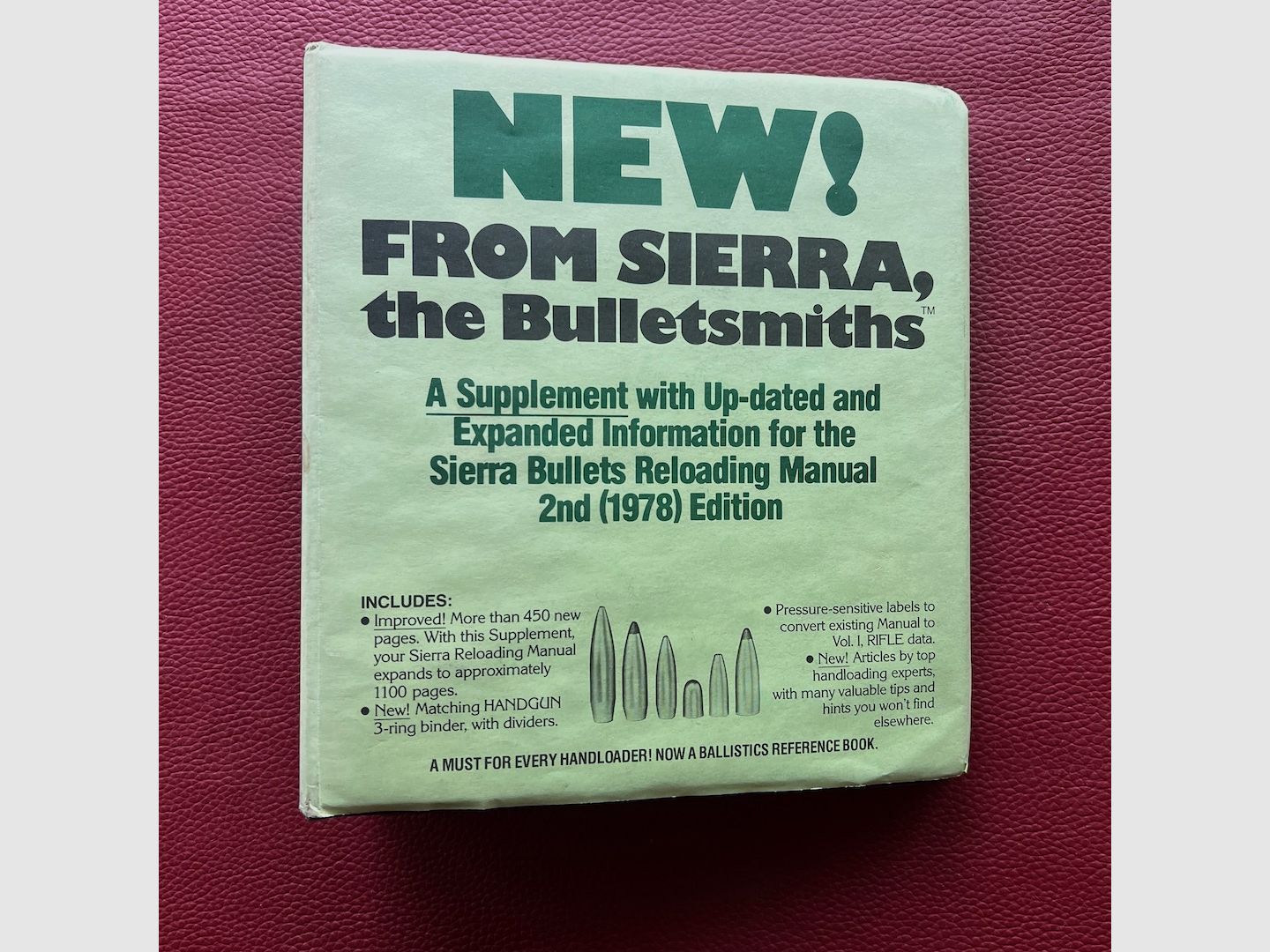 Sierra Bullets Handbuch für die Wiederladung von Handfeuerwaffen, Bild 2 von 12
