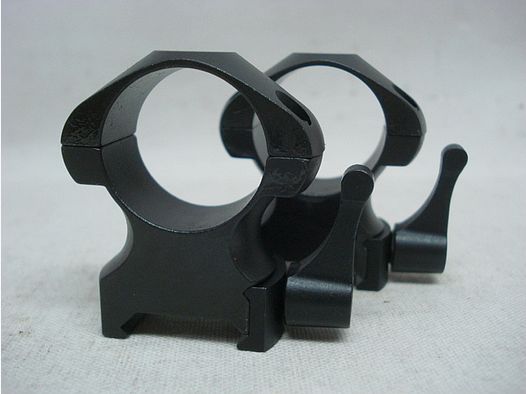 Steel Ringe 1''/25,4mm hoch - Weaver/Picat., Paar mit Hebel