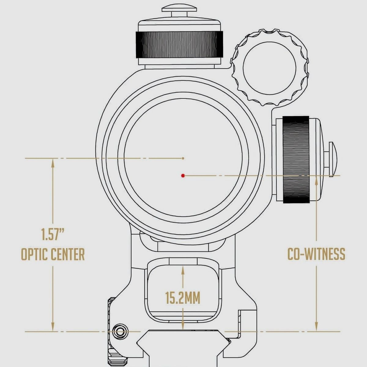 Scalarworks - Montaż kolimatora LEAP/02 – Aimpoint PRO – 1,57″ - SW0210, zdjęcie 8 z 8