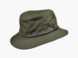Waxed hat -
