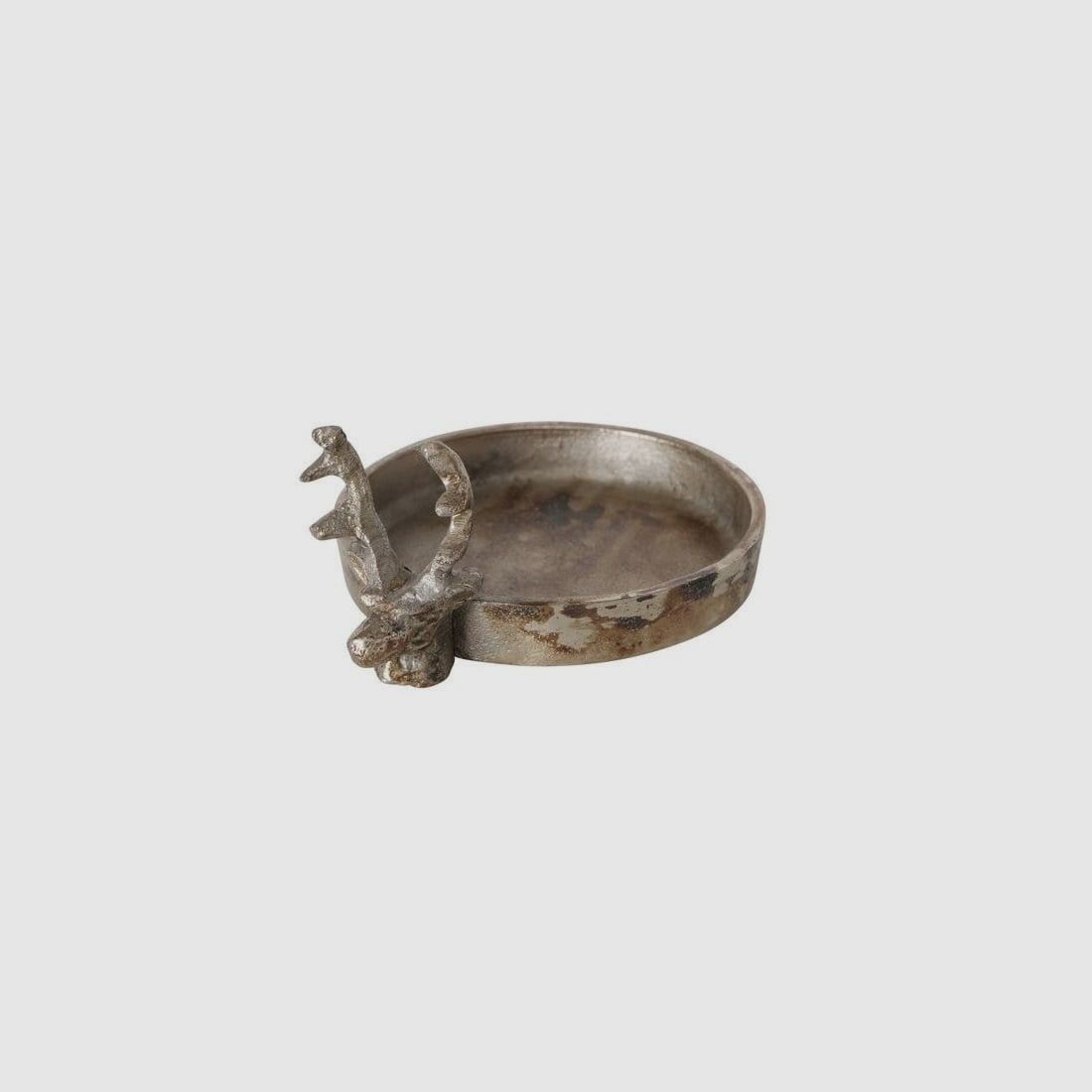 LivingActive Antiki Candle Holder Antique Silver