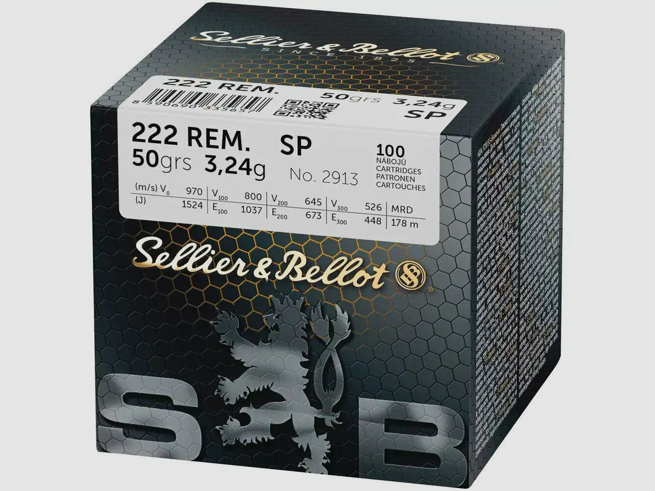 Sellier & Bellot .222 Rem SP 50grs / 3,2g