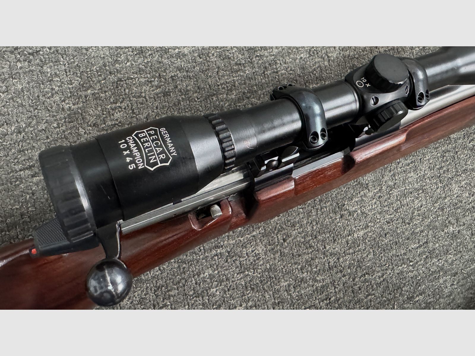 Sako S491 single-shot rifle .222 REM. - steel + scope 10x45