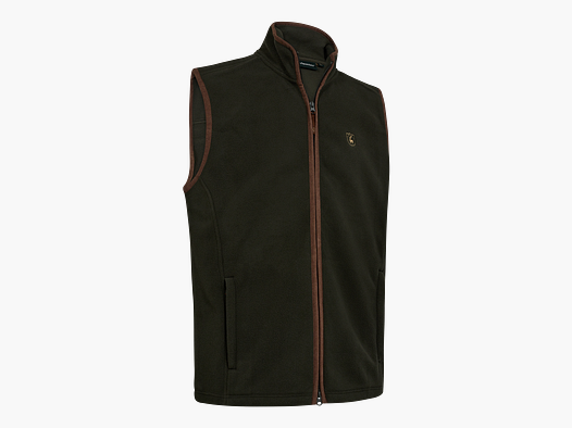 Cumbria Fleece Vest - Forest Ember - Size: XL