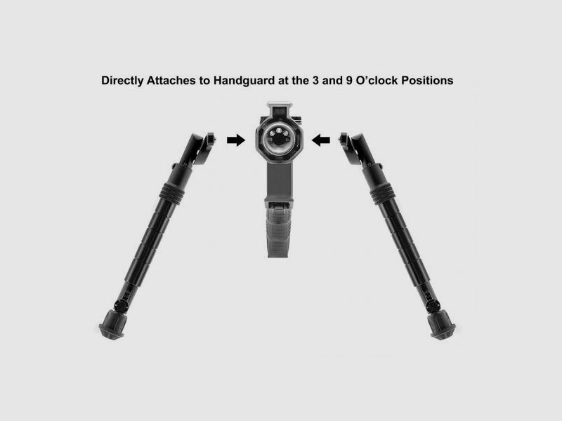 UTG Zweibein Recon Flex Bipods KeyMod 203 - 300 mm