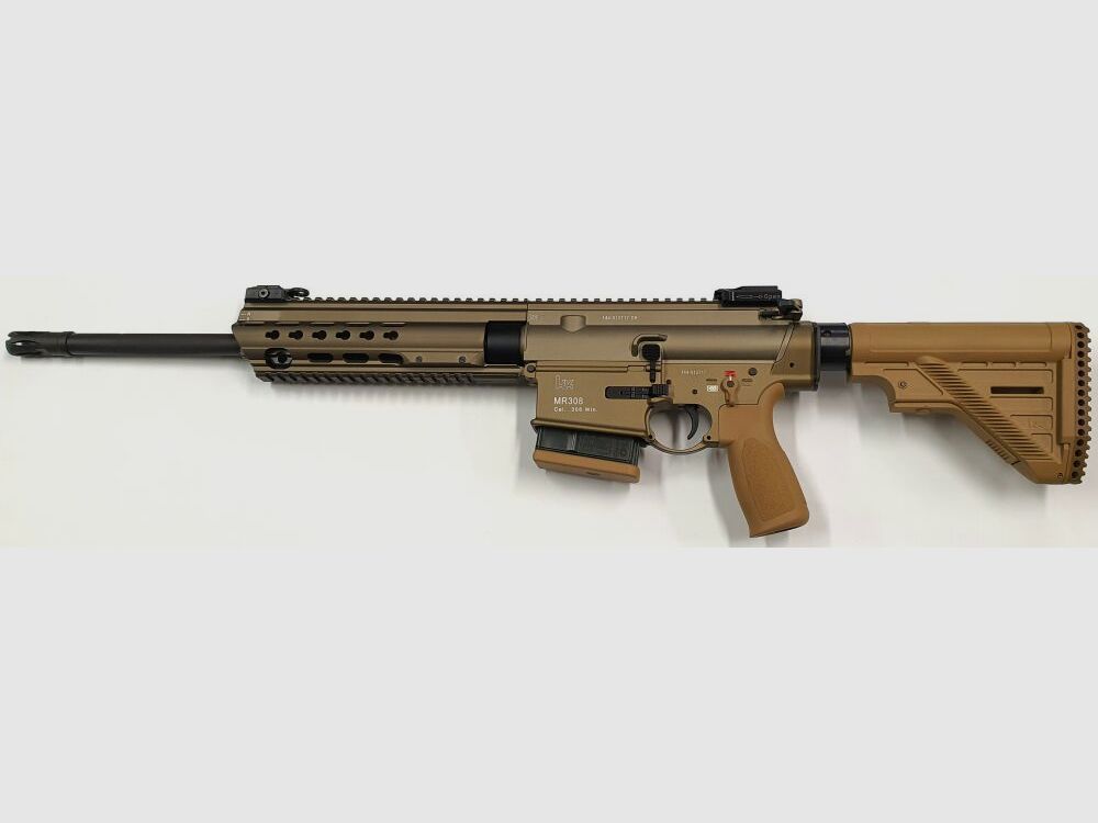 Heckler & Koch HK SLB MR308 A3 Slim Line HKey 16,5" Piasek TAN