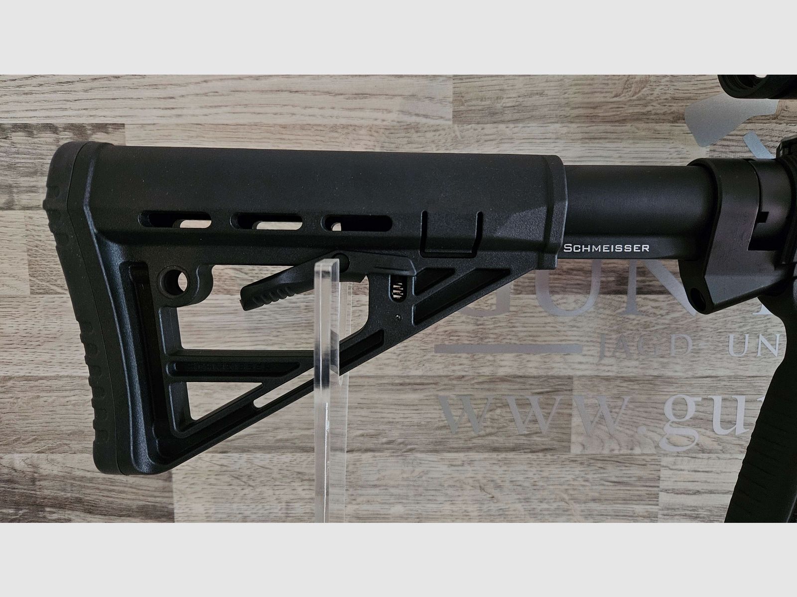 Brand new from the specialist trade - Schmeisser AR15 S4F 10.5" .223Rem - Set with silencer + Meopta scope
