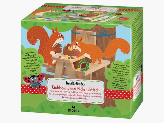 Moses Eichhörnchen-Picknicktisch