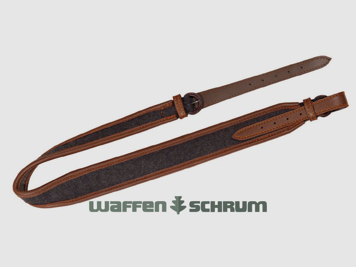 AKAH geweerriem elandleer kurkondergrond