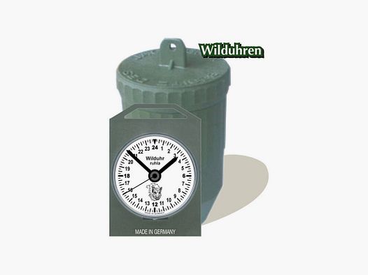Wilduhr mit Batterie