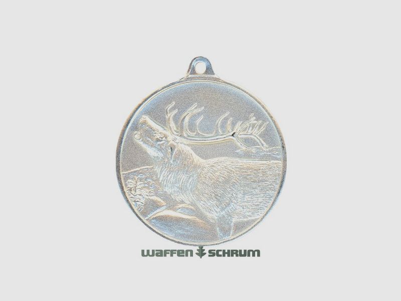 Steinhauer&Lück Jagdmedaille Rothirsch 40mm versilbert