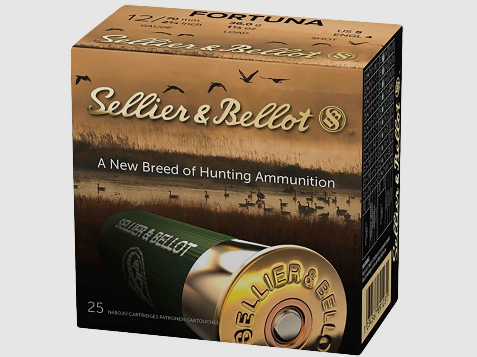 Sellier & Bellot 107448 12/70 Fortuna Plastik 4,0mm 36g