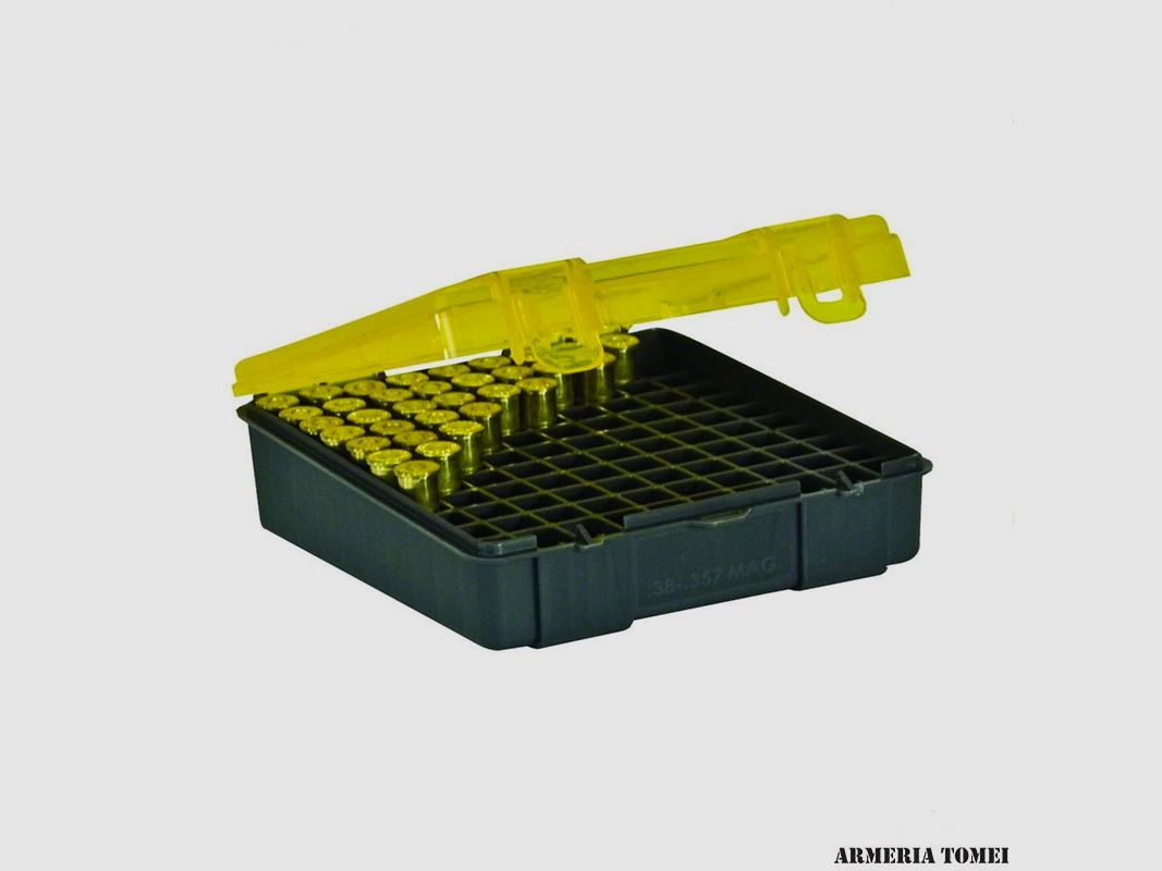 PLANO – HANDGUN AMMO CASE 100 PATRONEN .38-.357 MAG., afbeelding 1 van 2