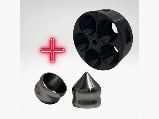 Z-RAM Z-DRUM & 6X Z.68S 9.5G STEEL BULLETS CAL 0.68 READY TO GO FOR UMAREX T4E TR68 HDR68 BLACK