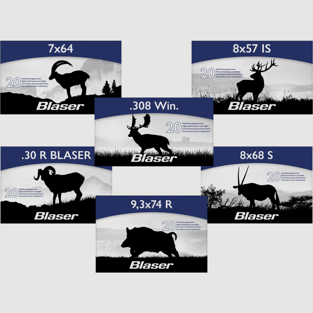 Blaser CDP 165grs. - 20 pz