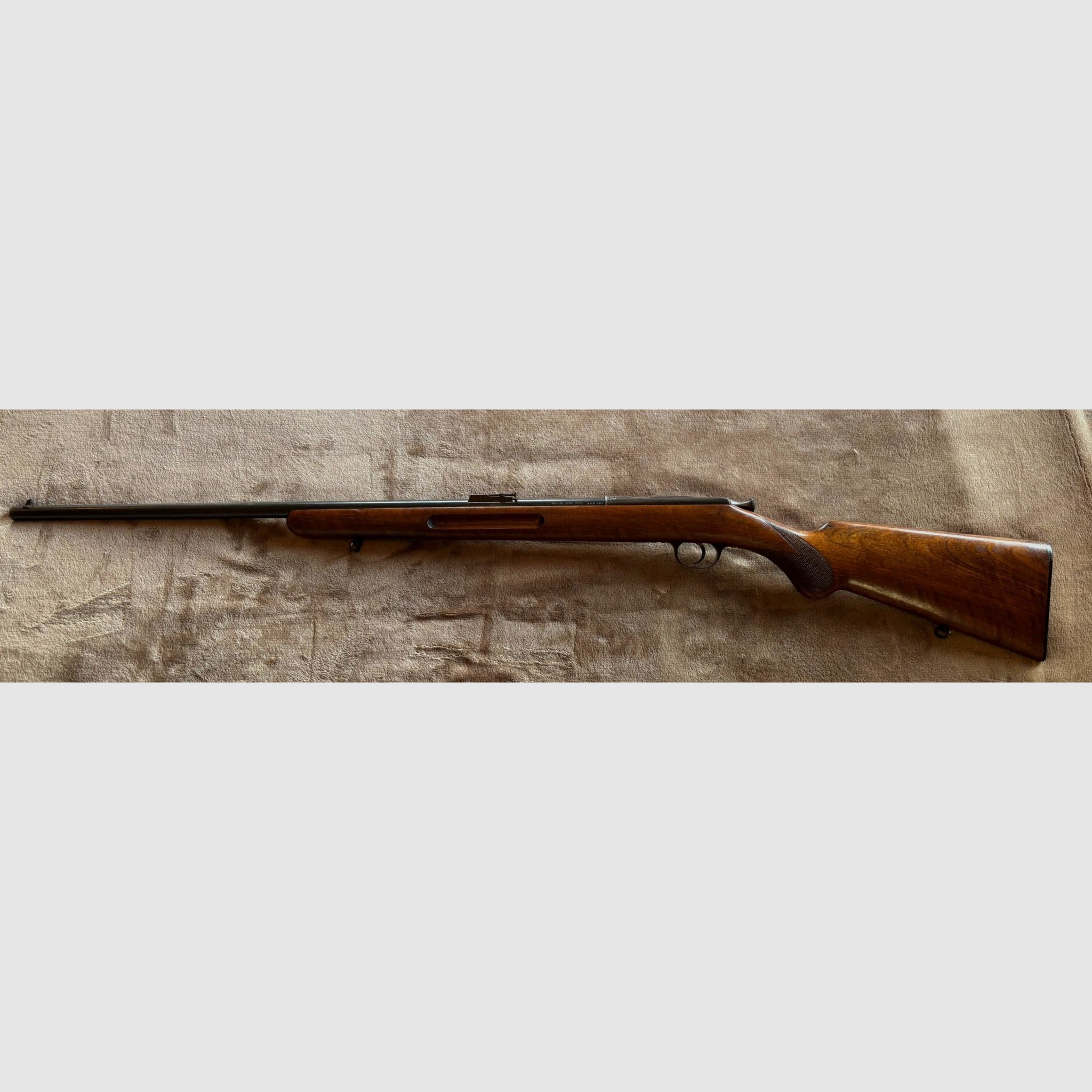 Repetierbüchse 22 Long Rifle Simson&Co Suhl Rarität offene Visierung