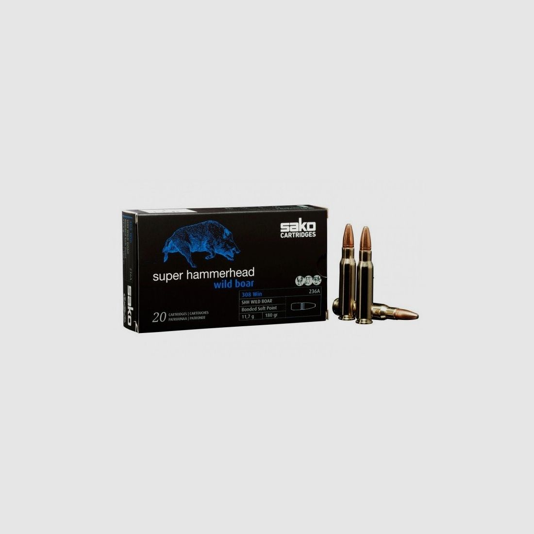 Sako 30-06 Sprg. Super HammerHead 180grs, Bild 1 von 2