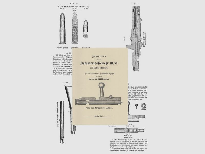 Nachdruck Dienstvorschrift Gewehr M71 von 1878